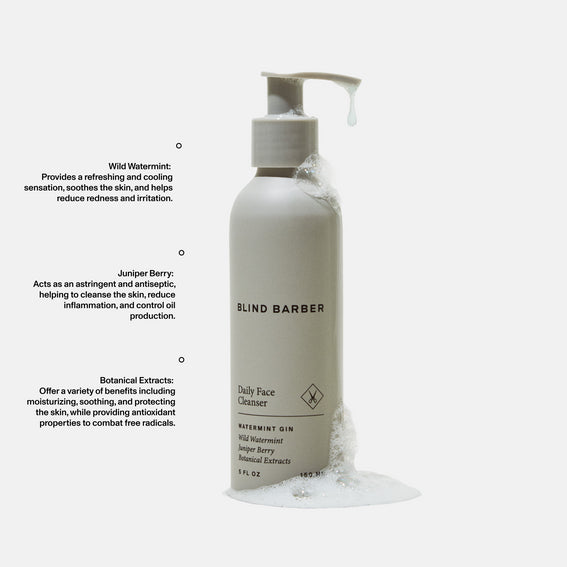 Watermint Gin Daily Face Cleanser by Blind Barber Wholesale